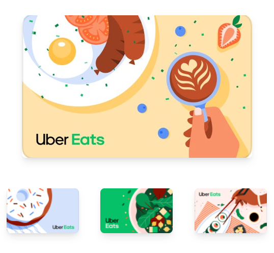 Uber Eats gift card