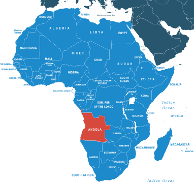 Parcel delivery to Angola