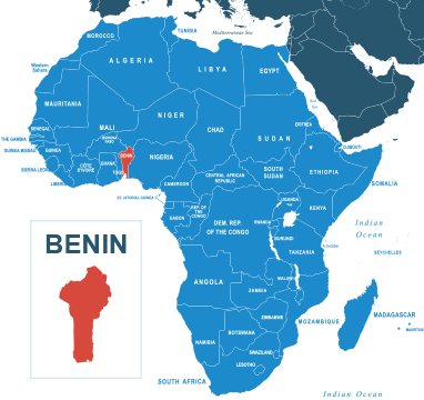 Parcel delivery to Benin