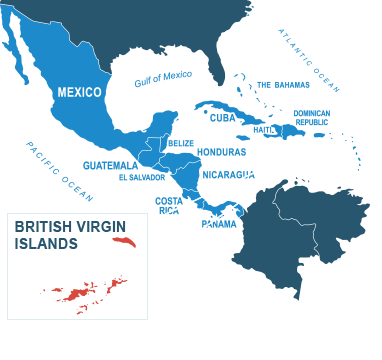 Parcel delivery to British Virgin Islands