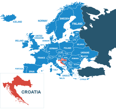 Parcel delivery to Croatia