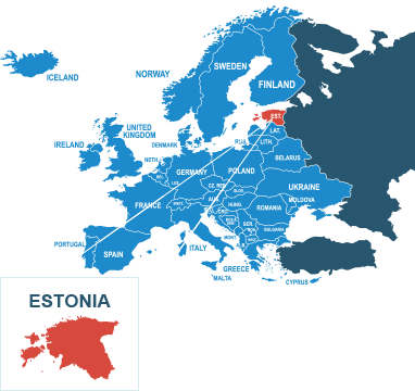 Envíos a Estonia