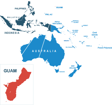 Parcel delivery to Guam