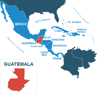 Parcel delivery to Guatemala