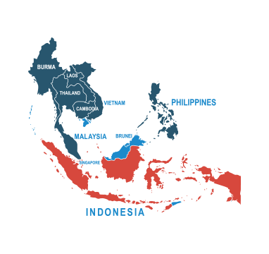 Envíos a Indonesia