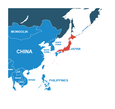Parcel delivery to Japan