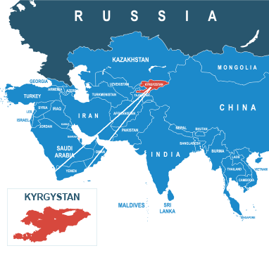 Parcel delivery to Kyrgyzstan