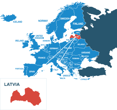Parcel delivery to Latvia