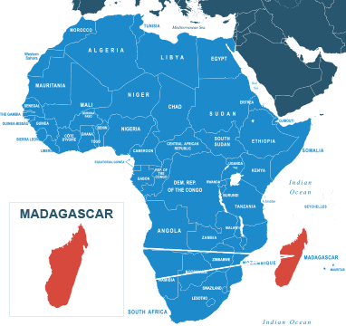 Parcel delivery to Madagascar