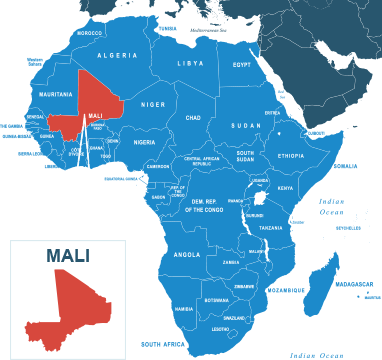 Parcel delivery to Mali