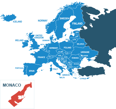 Parcel delivery to Monaco