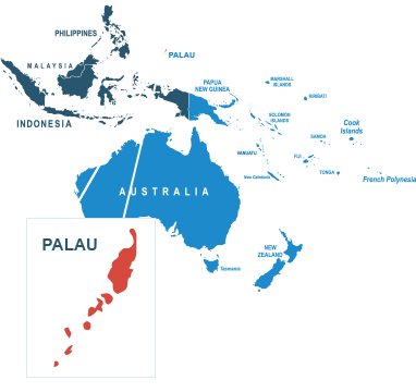 Parcel delivery to Palau