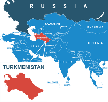 Parcel delivery to Turkmenistan