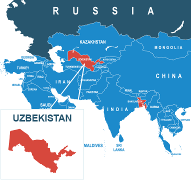 Parcel delivery to Uzbekistan