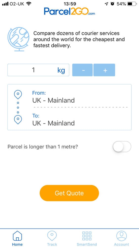 Chat parcel2go Parcel2Go Reviews