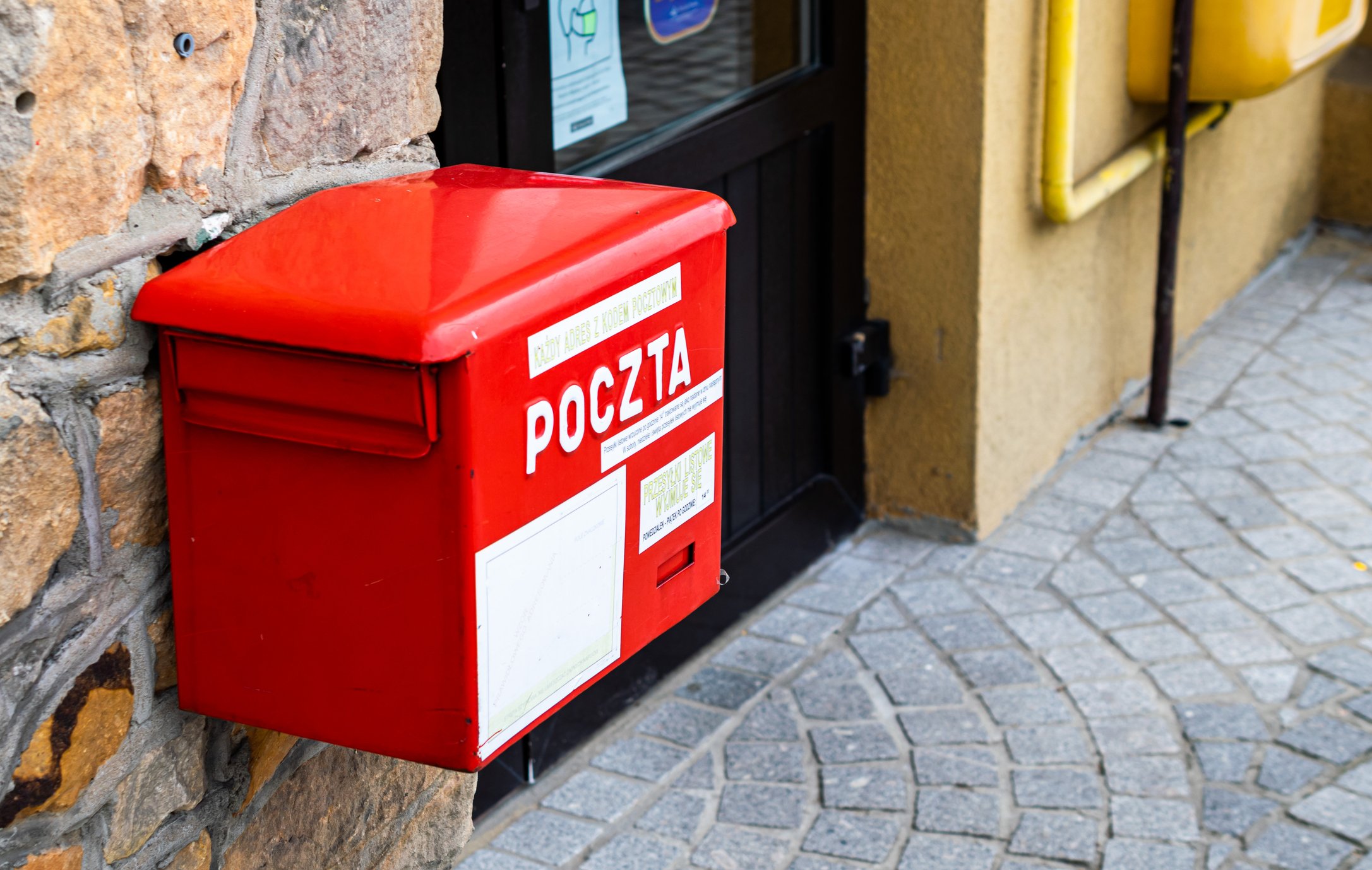 Red Polish postbox