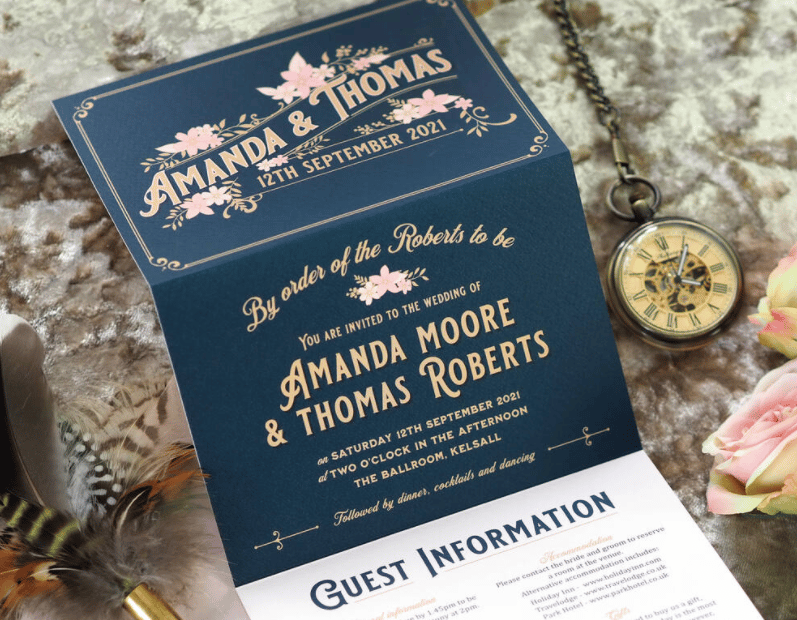 Wedding invitation