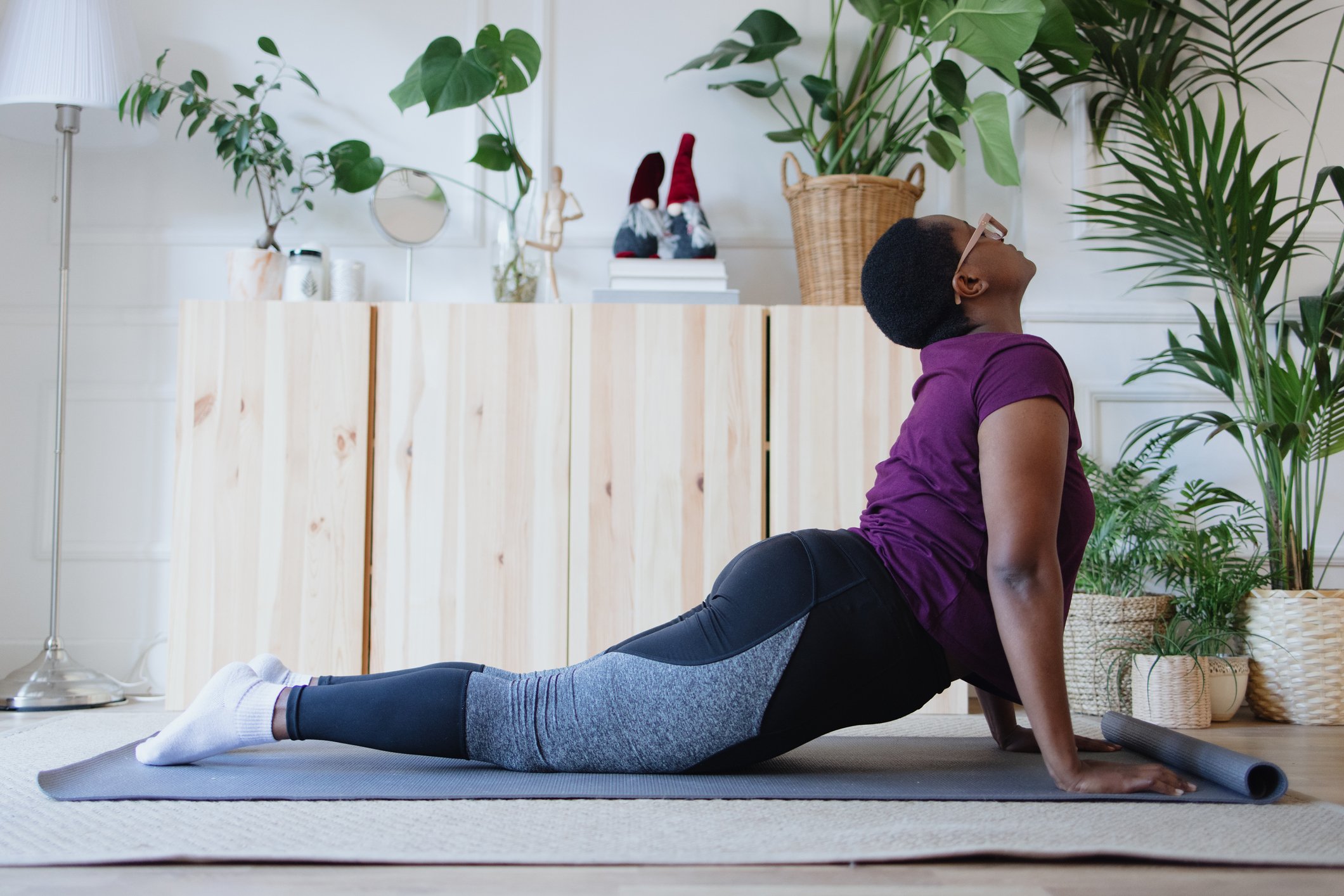 Woman doing yoga