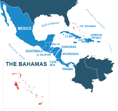 Parcel delivery to Bahamas