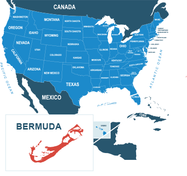 Parcel delivery to Bermuda