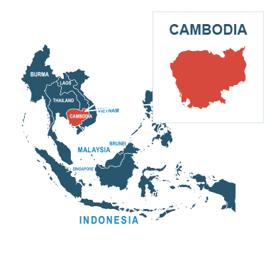 Parcel delivery to Cambodia