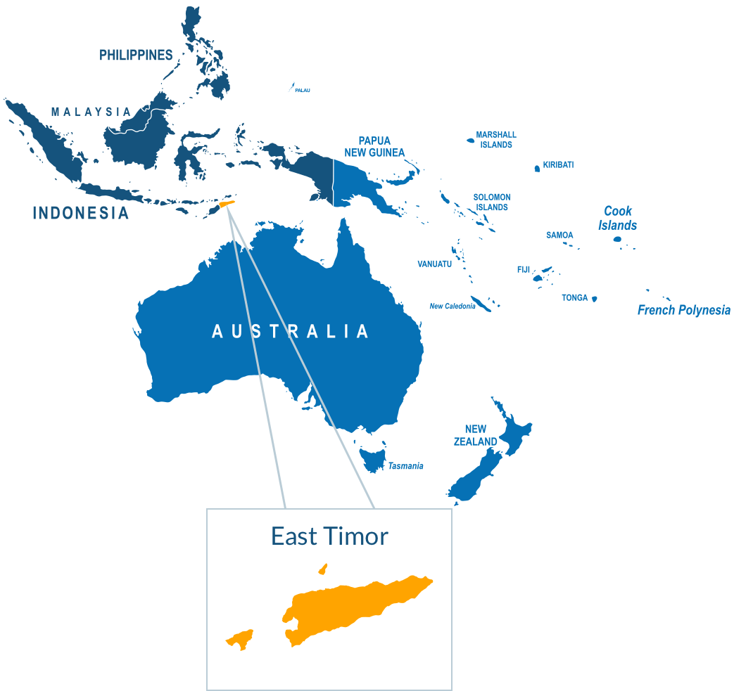 Parcel delivery to East Timor