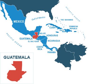 Parcel delivery to Guatemala