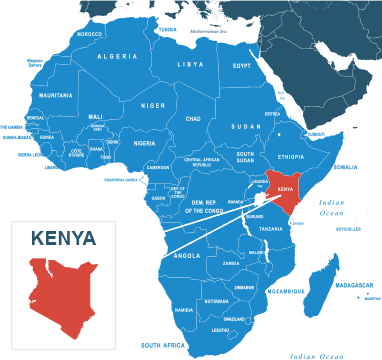 Parcel delivery to Kenya