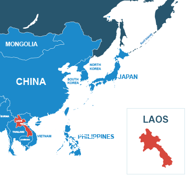 Parcel delivery to Laos