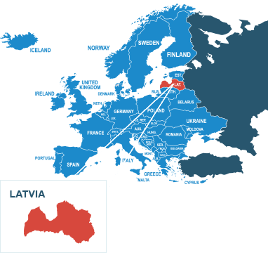 Parcel delivery to Latvia