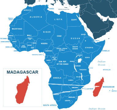 Parcel delivery to Madagascar