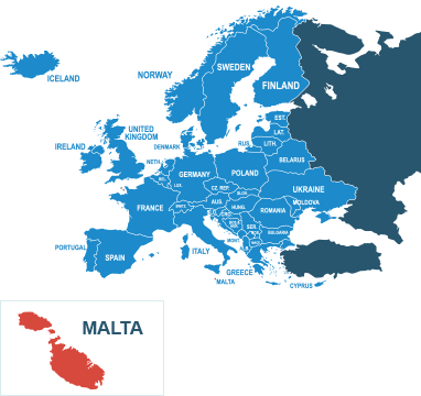 Parcel delivery to Malta