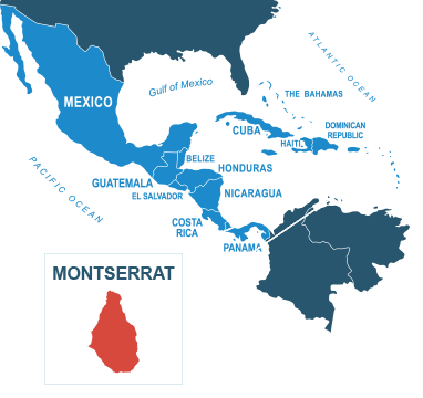 Parcel delivery to Montserrat