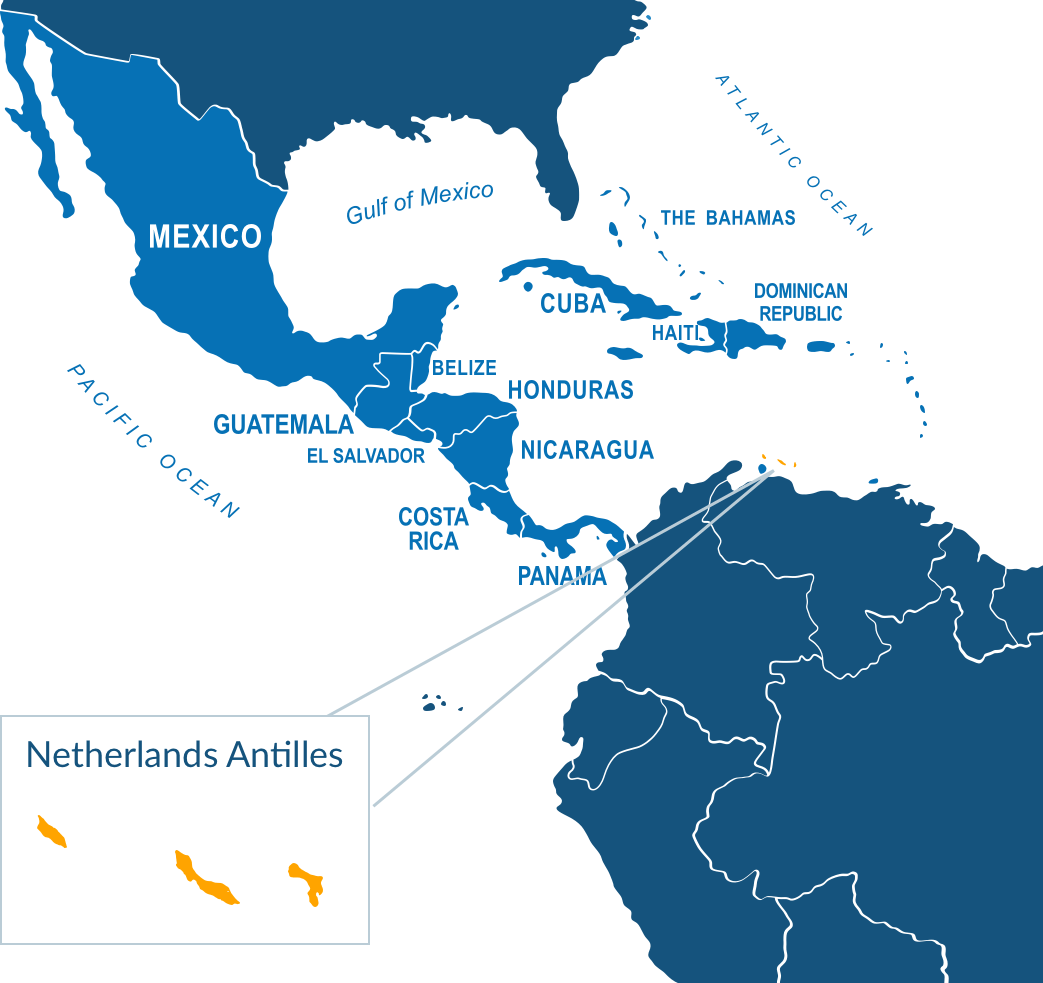 Parcel delivery to Netherlands Antilles
