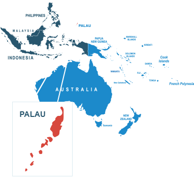 Parcel delivery to Palau