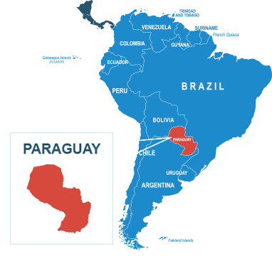 Parcel delivery to Paraguay