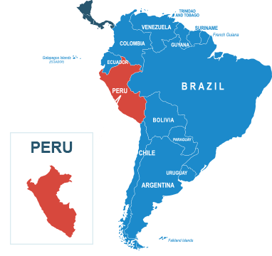 Parcel delivery to Peru