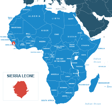 Parcel delivery to Sierra Leone