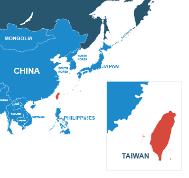 Parcel delivery to Taiwan