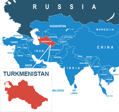 Parcel delivery to Turkmenistan