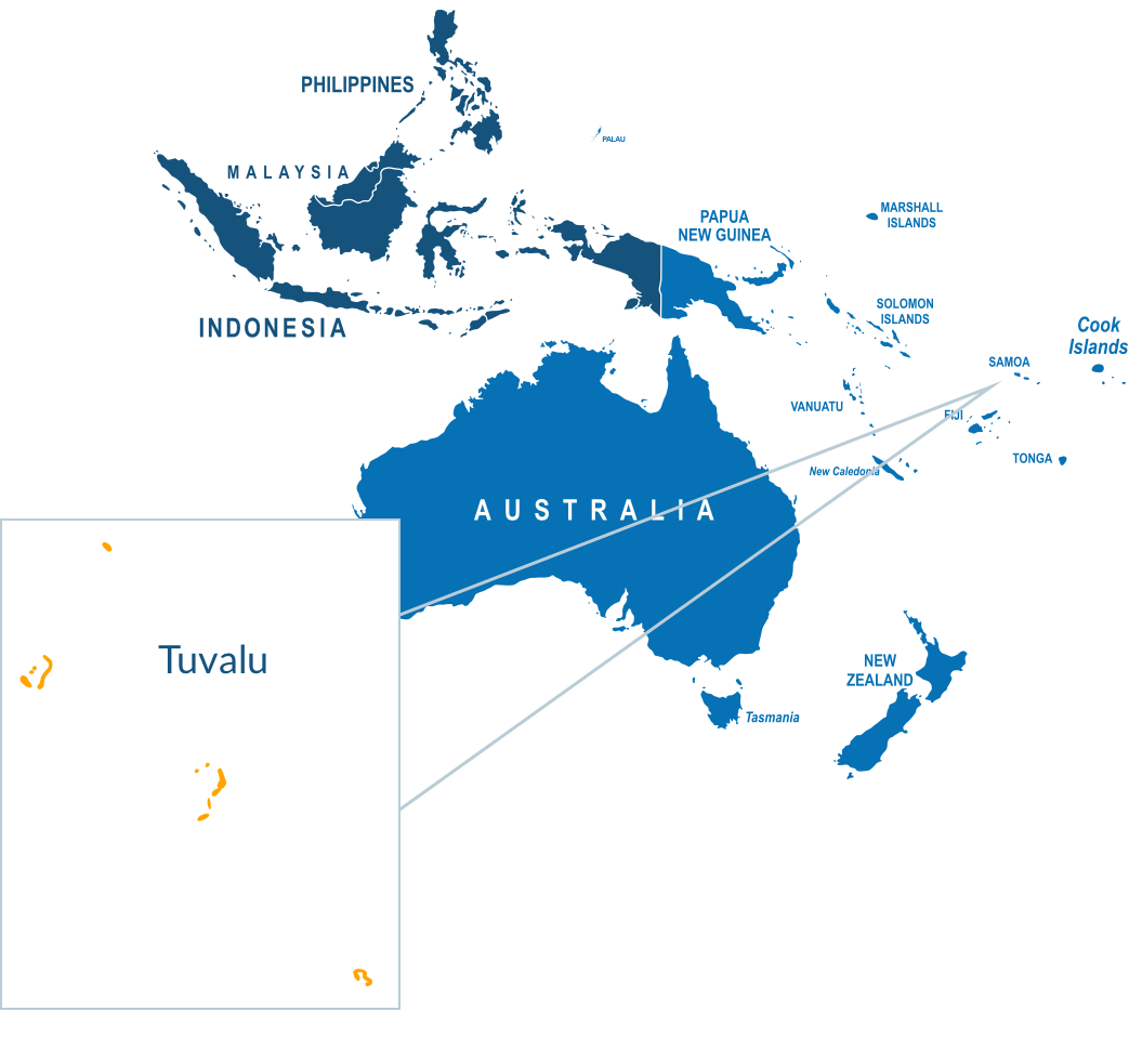 Parcel delivery to Tuvalu