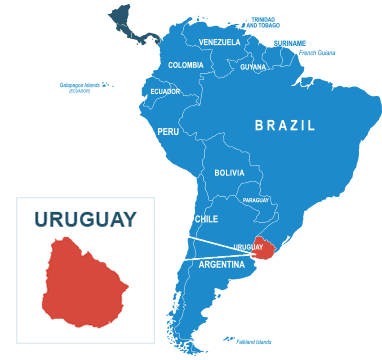 Parcel delivery to Uruguay