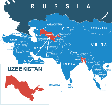 Parcel delivery to Uzbekistan