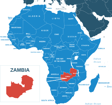 Parcel delivery to Zambia